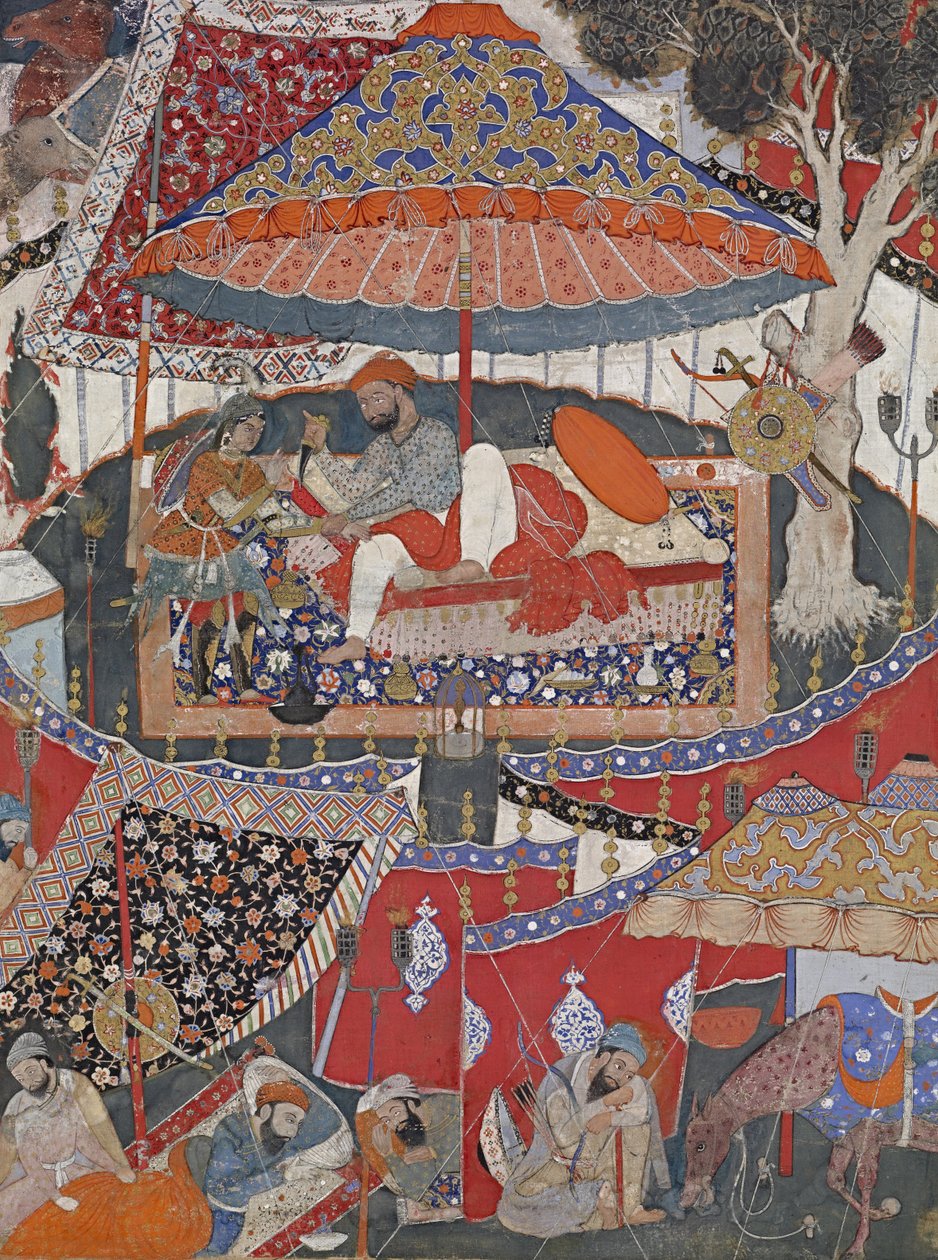 A Dastan-i Amir Hamza (Hamzanama) oldala alkotó: Unbekannt Unbekannt