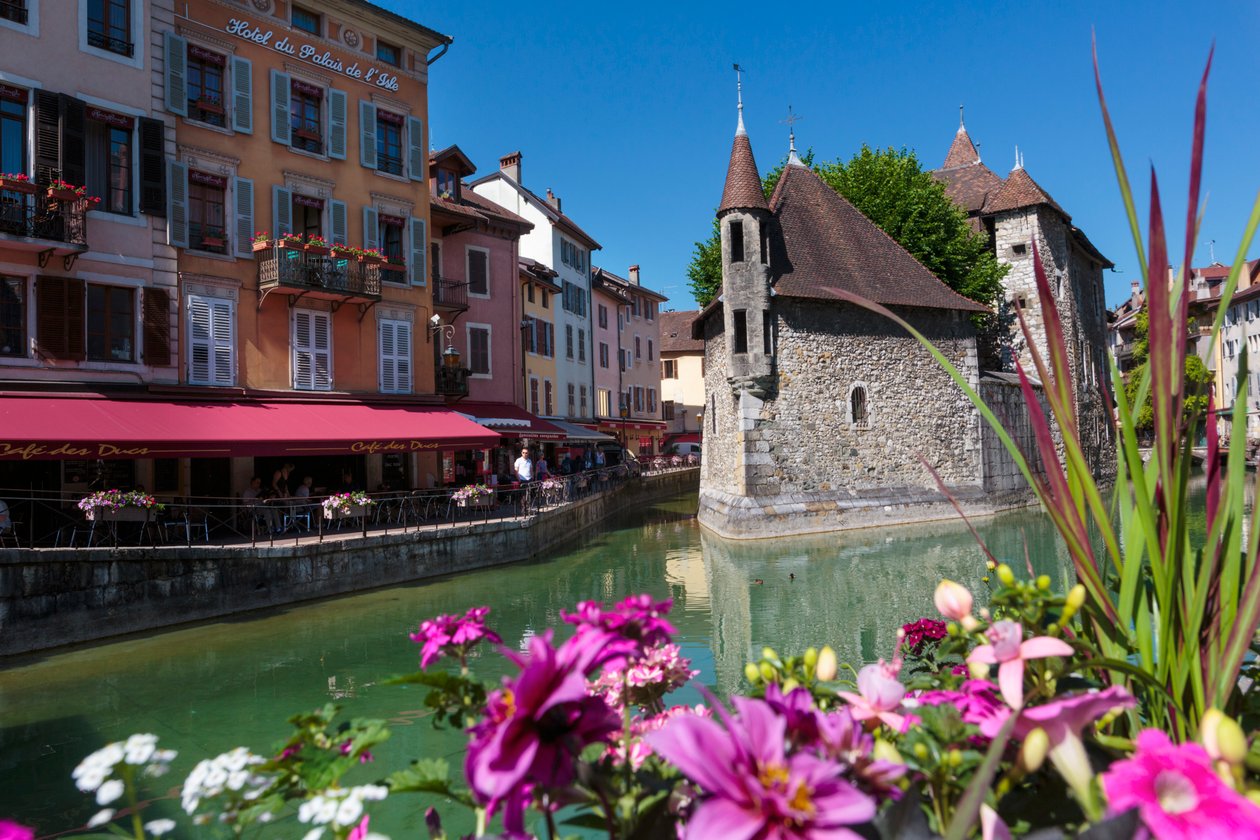 Annecy, Franciaország. Isle Palace. alkotó: Unbekannt Unbekannt