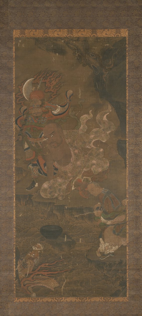 Arhat Taming the Dragon alkotó: Unbekannt Unbekannt