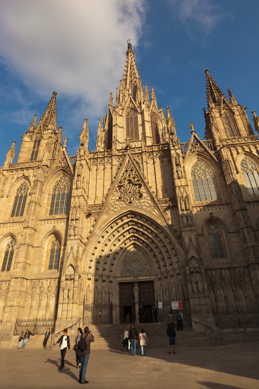 Barcelona, Spanyolország. A gótikus katedrális. alkotó: Unbekannt Unbekannt