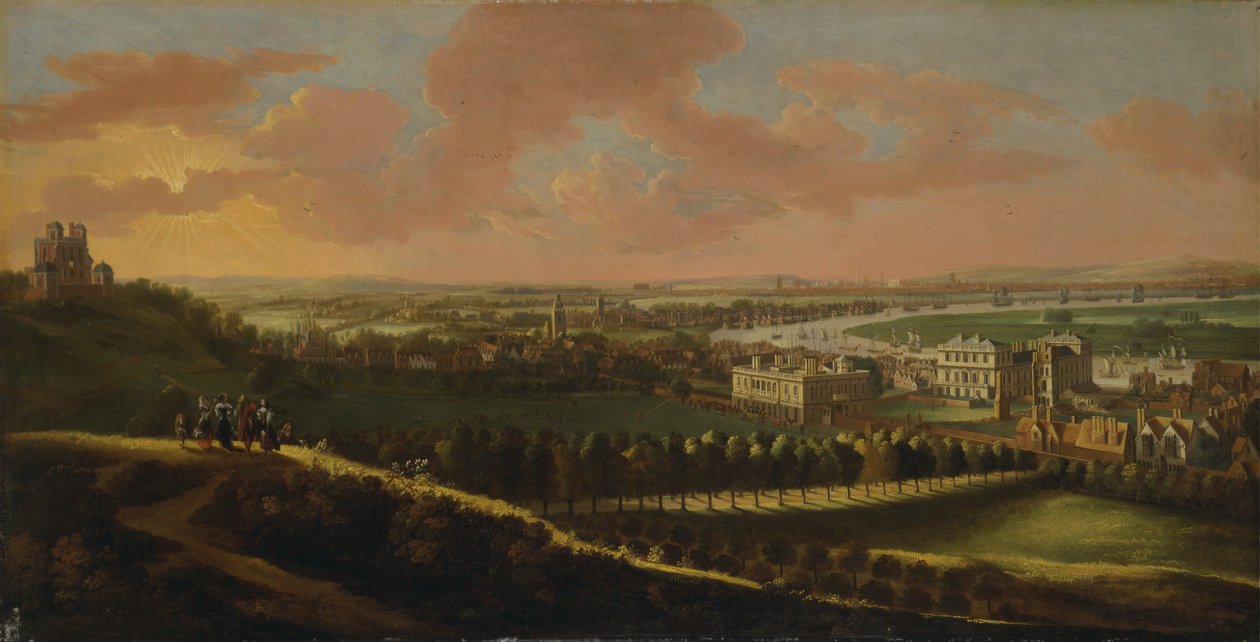 Greenwich, London a távolban alkotó: Unbekannt Unbekannt