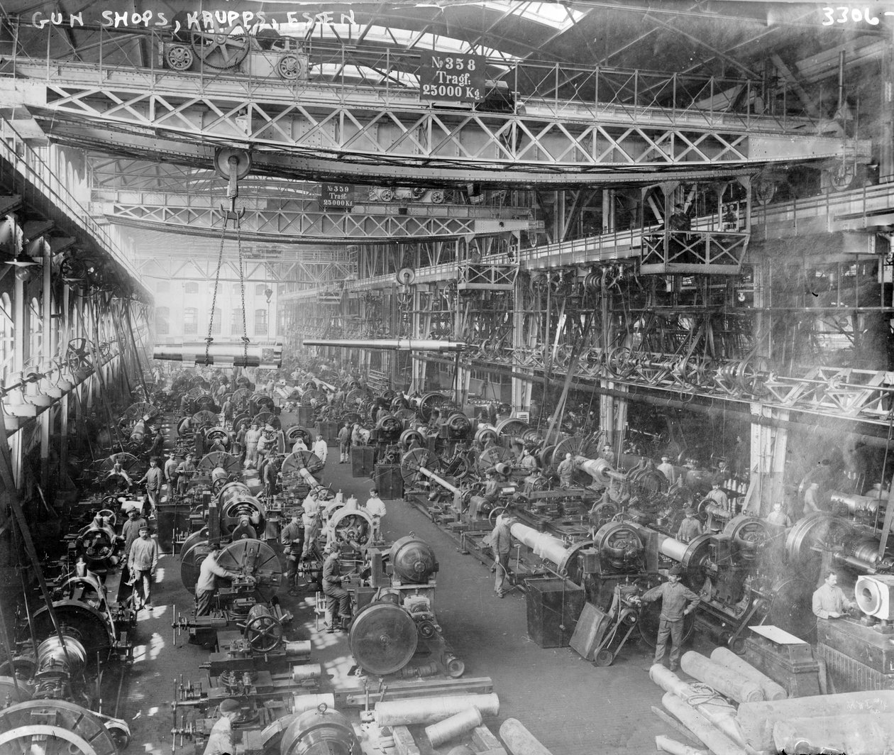 Fegyverüzletek, Krupps, Essen, 1917 alkotó: Unbekannt Unbekannt
