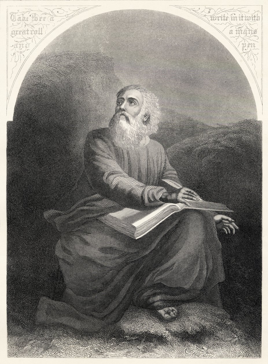 Isaiah, S. Allen metszete a „The National Illustrated Family Bible”-ből, megjelent 1870 körül alkotó: Unbekannt Unbekannt