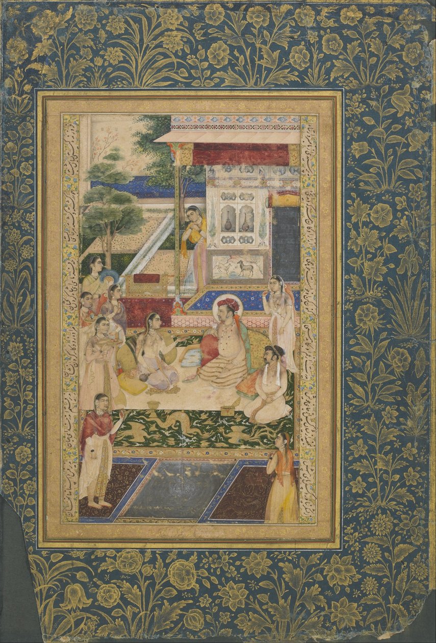 Jahangir és Khurram herceg Nur Jahan lakomája alkotó: Unbekannt Unbekannt