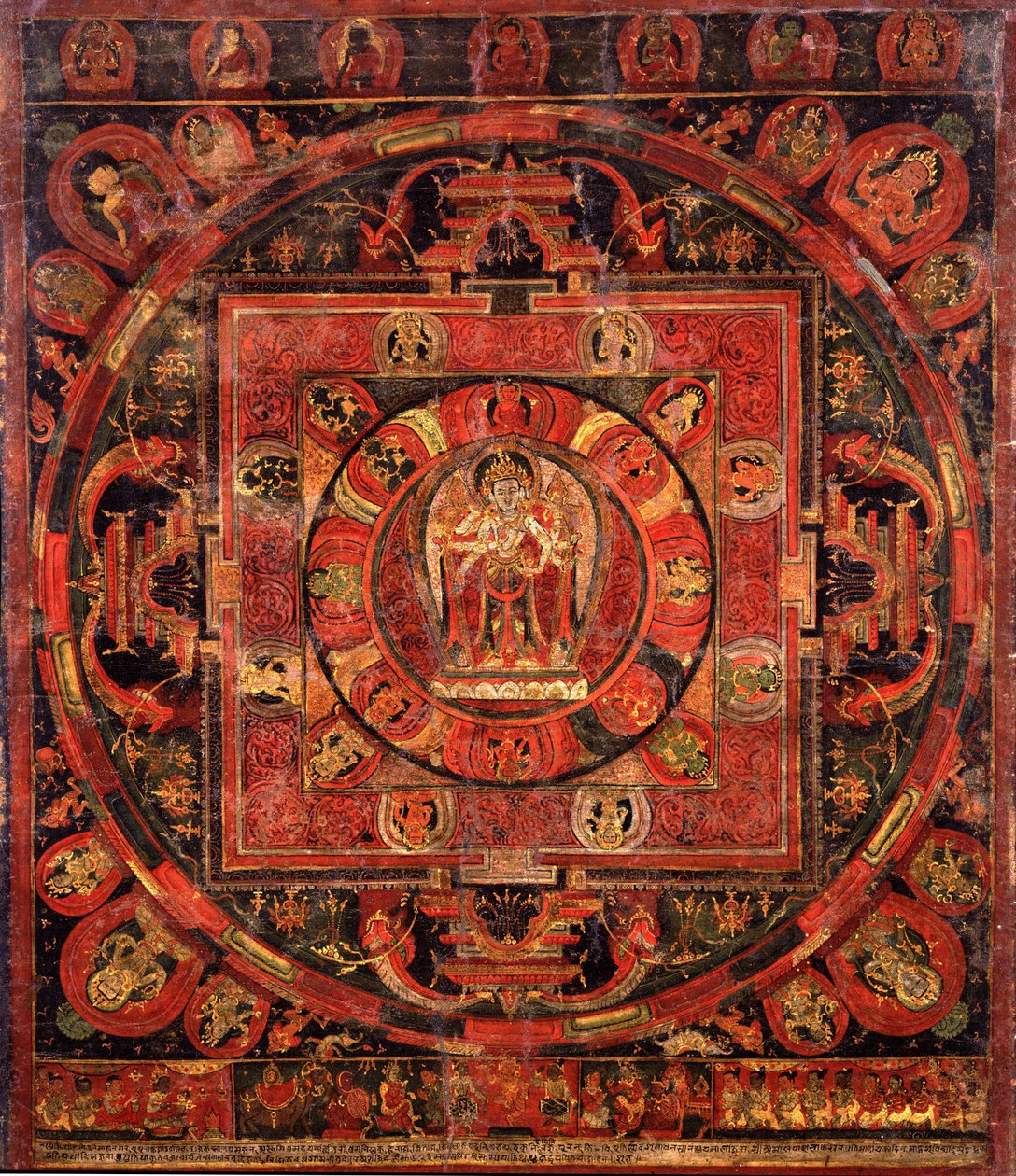 Amogapasha mandala alkotó: Unbekannt Unbekannt