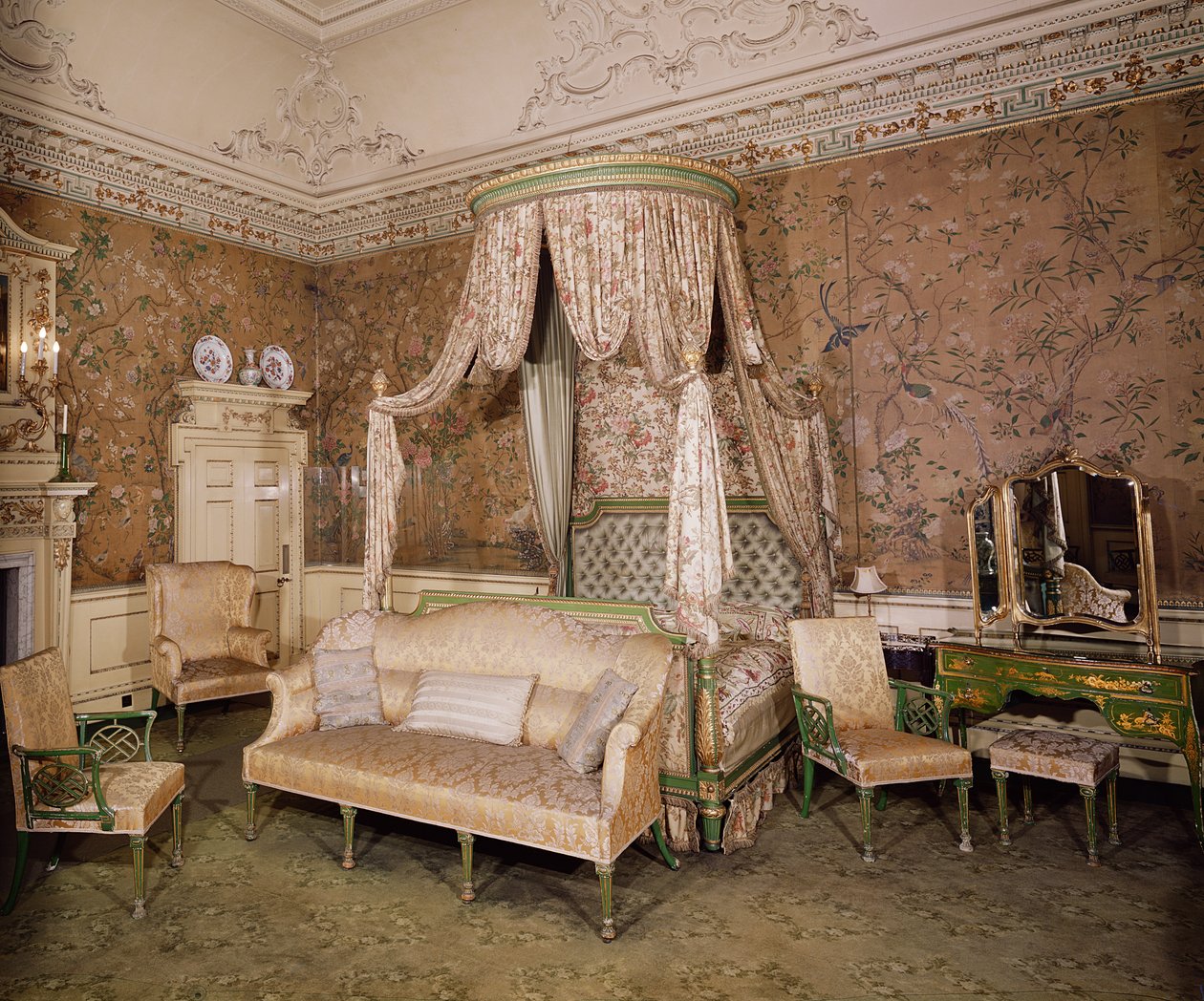 Nostell Priory, az állami hálószoba, 1771 alkotó: Unbekannt Unbekannt