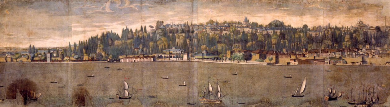 Panoráma Konstantinápolyból alkotó: Unbekannt Unbekannt