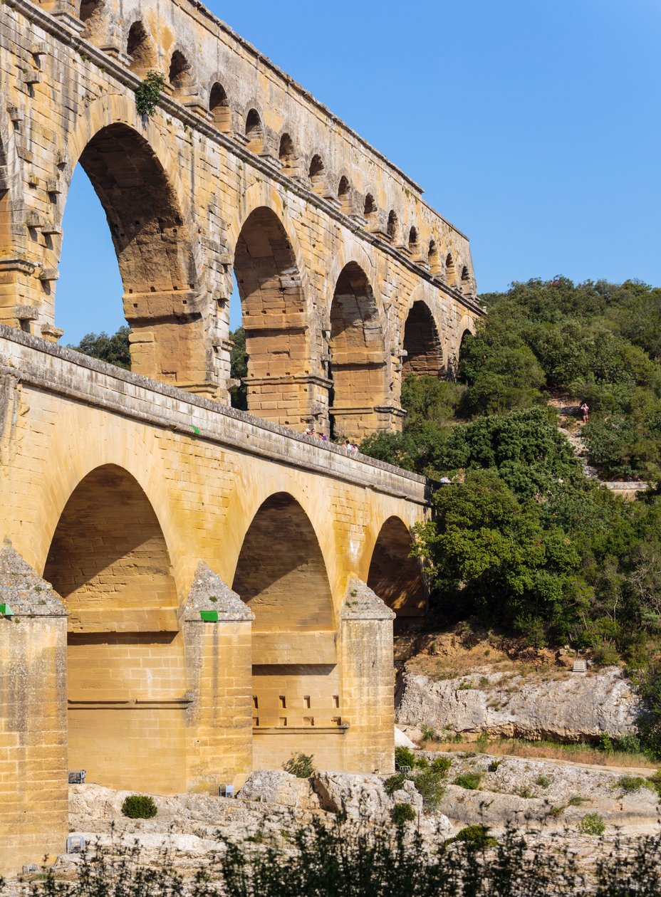 Pont du Gard, római vízvezeték, Franciaország. alkotó: Unbekannt Unbekannt