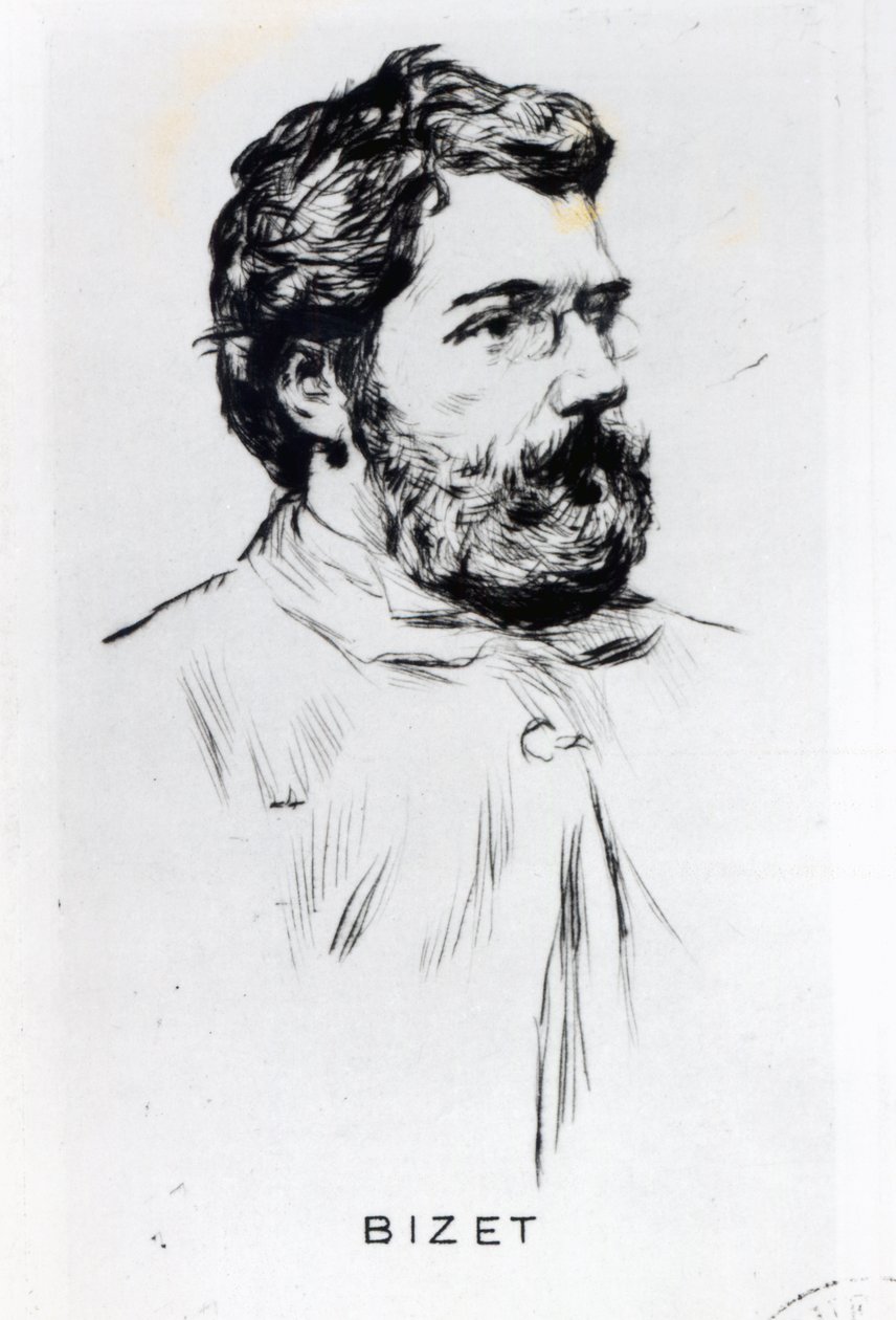 Georges Bizet (1838-75) portréja alkotó: Unbekannt Unbekannt