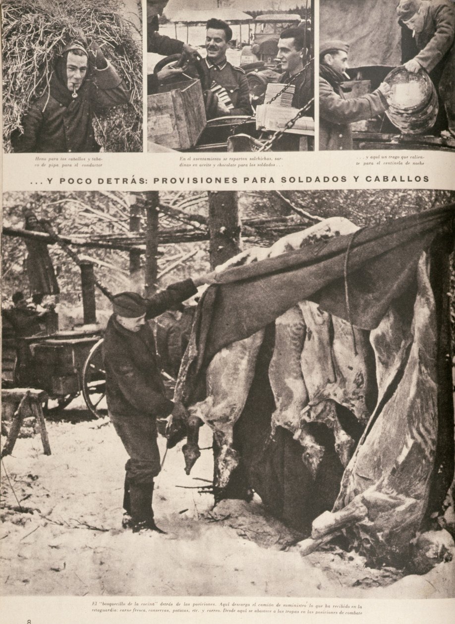 A katonákra és csapatokra vonatkozó rendelkezések a keleti fronton, a Signal Magazine 4. számából, 1942. február második kiadása alkotó: Unbekannt Unbekannt