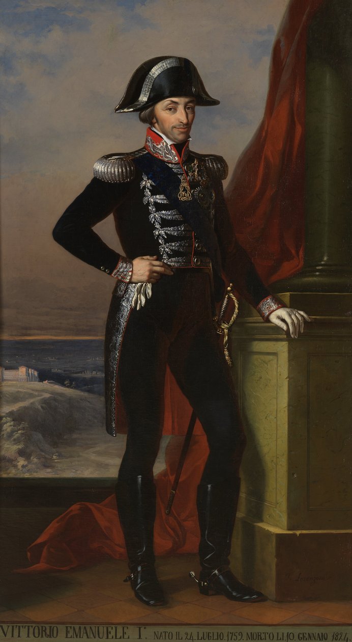 Vittorio Emanuele I. portréja alkotó: Unbekannt Unbekannt
