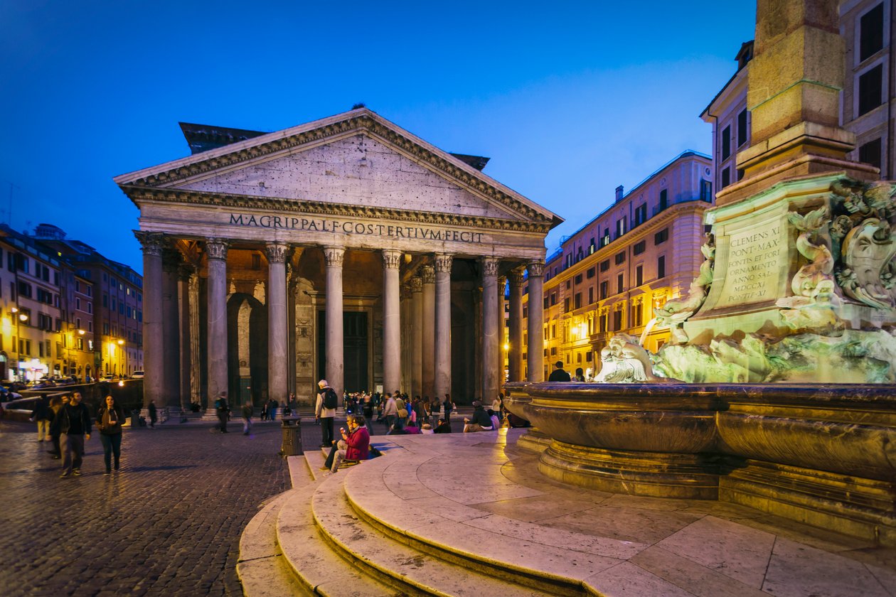 Róma, Olaszország. A Pantheon. alkotó: Unbekannt Unbekannt