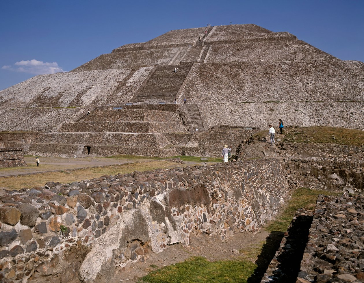 Teotihuacan, Mexikó. alkotó: Unbekannt Unbekannt