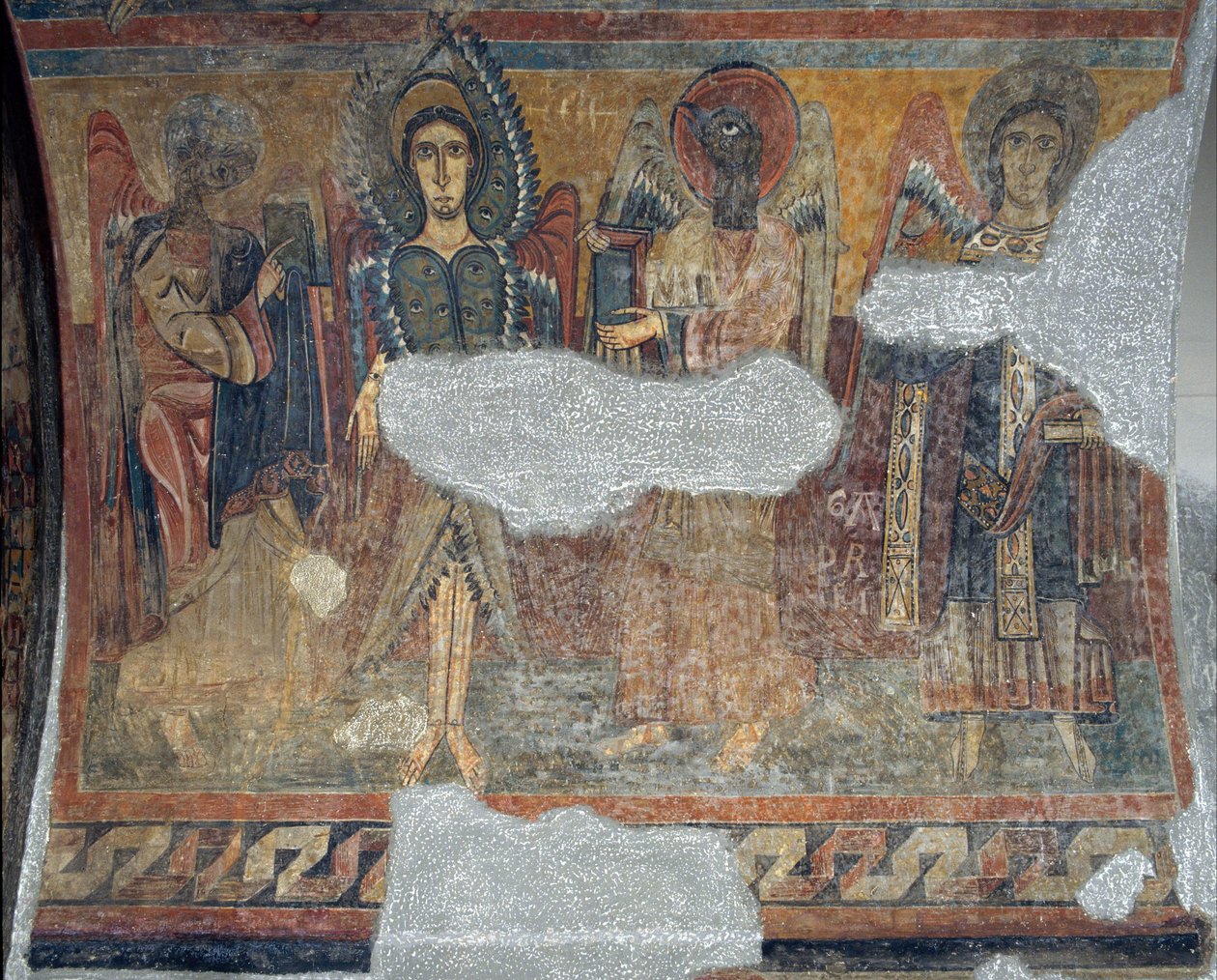Tetramorf Szeráffal és Santa Maria de Taüll arkangyalával alkotó: Unbekannt Unbekannt
