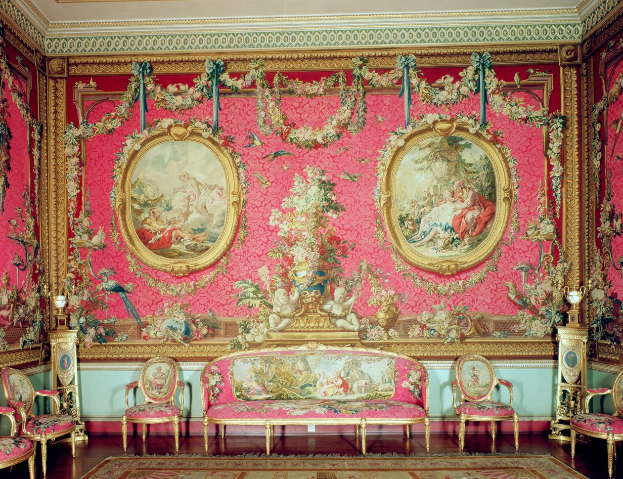 A gobelinszoba, 1763 körüli fotó alkotó: Unbekannt Unbekannt