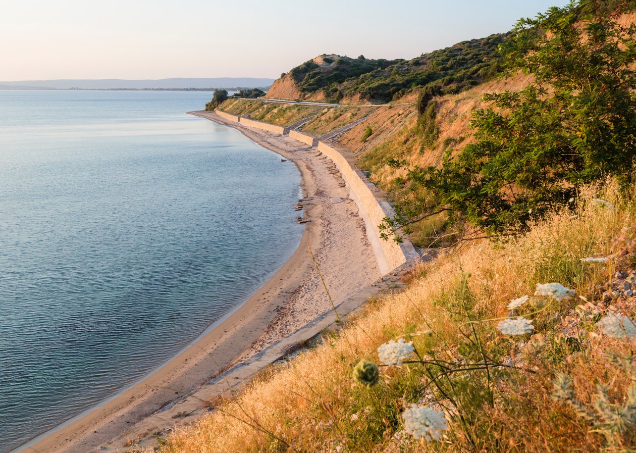 Az Anzac Cove strandja északra néz alkotó: Unbekannt Unbekannt