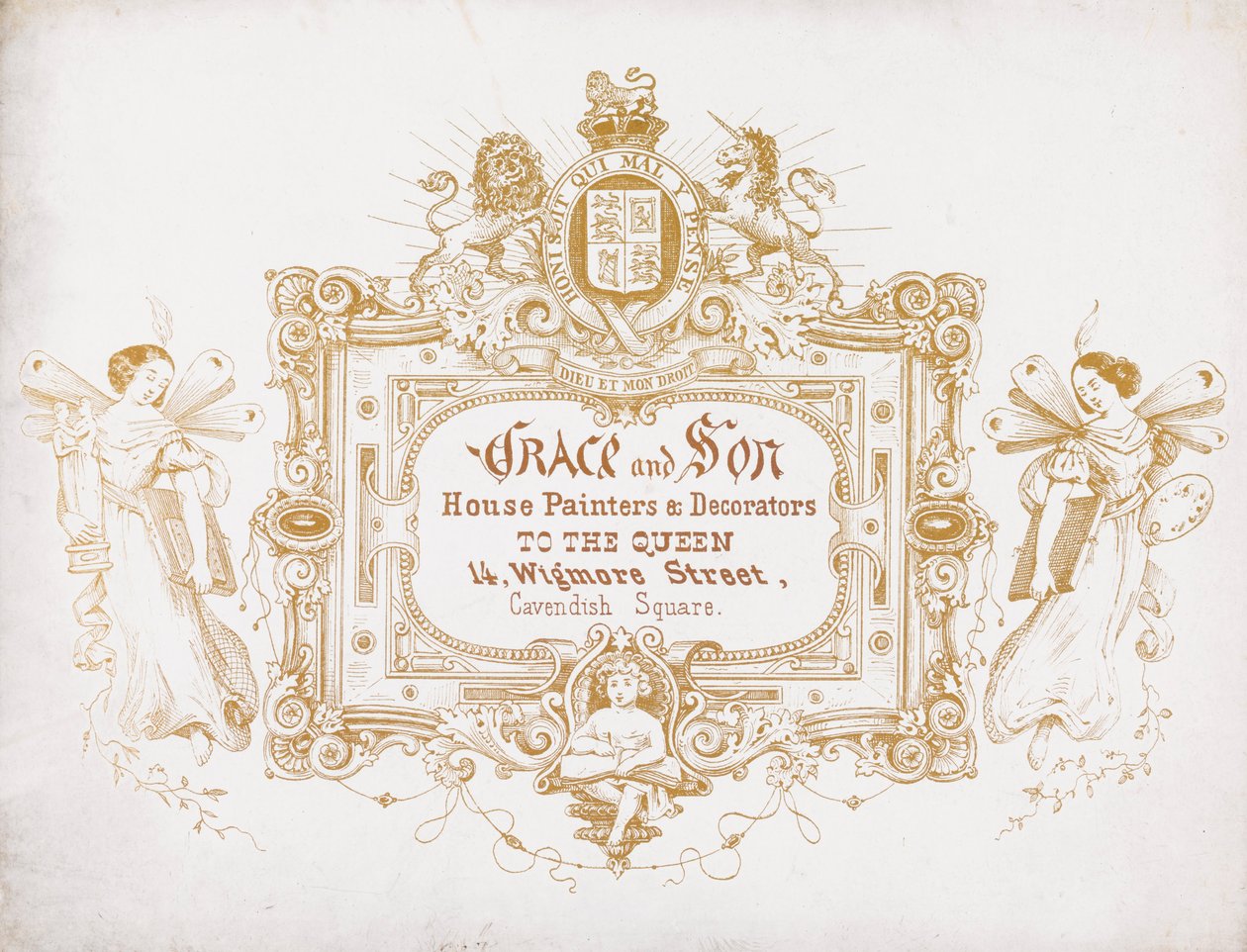 Tradecard, Frederick Crace és fia alkotó: Unbekannt Unbekannt