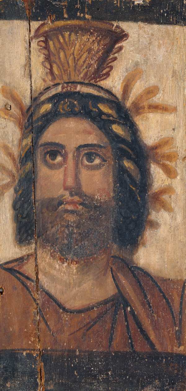 Triptych panel Serapis festett képével alkotó: Unbekannt Unbekannt