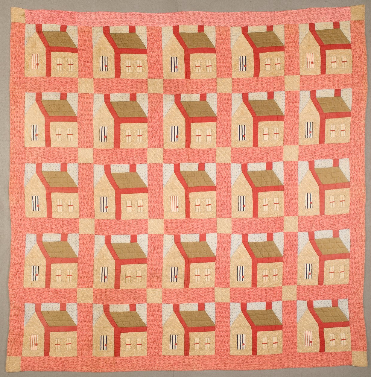Egyesült Államok - School House Quilt alkotó: Unbekannt Unbekannt