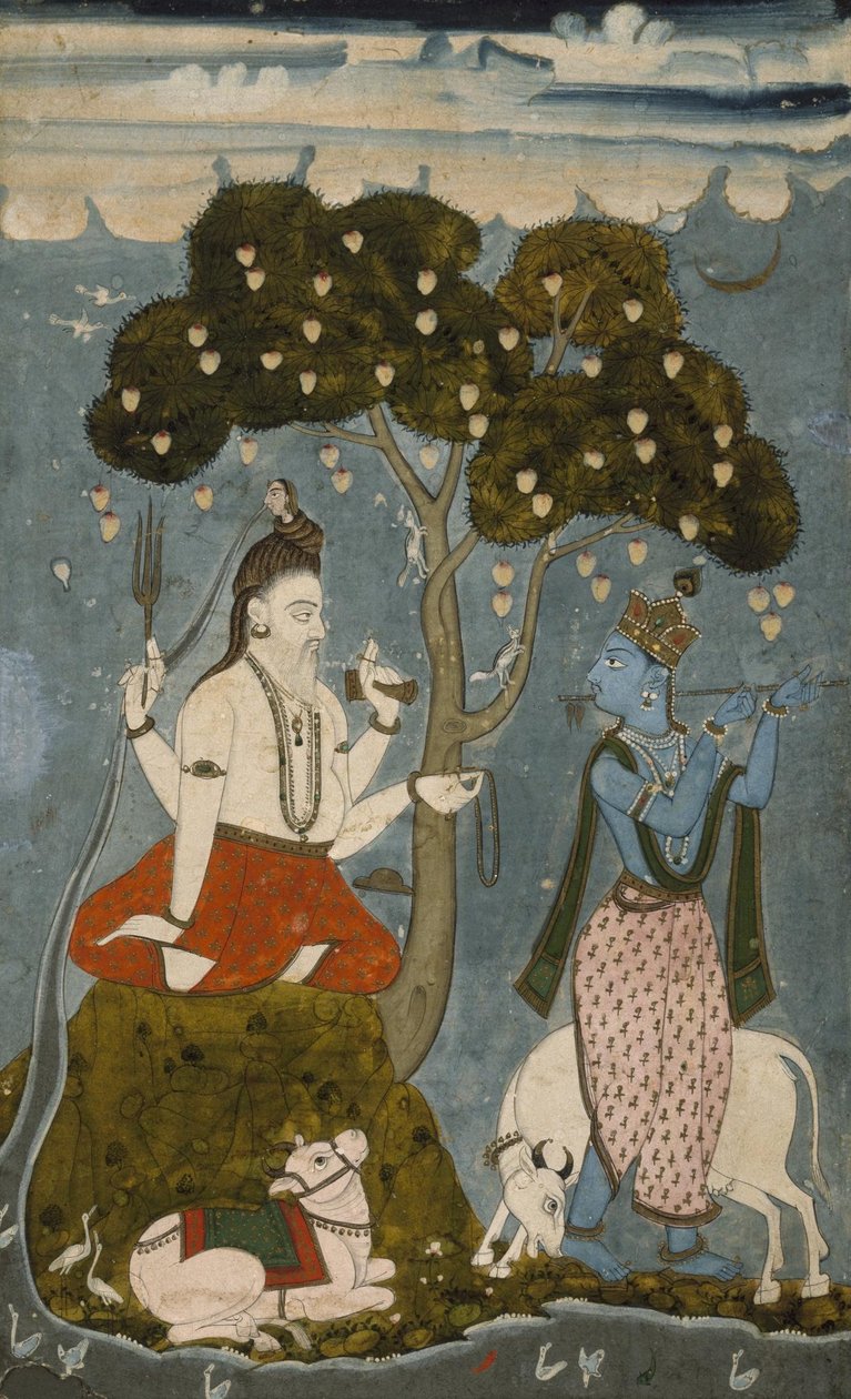 Ismeretlen indiai - Shiva és Krisna alkotó: Unbekannt Unbekannt