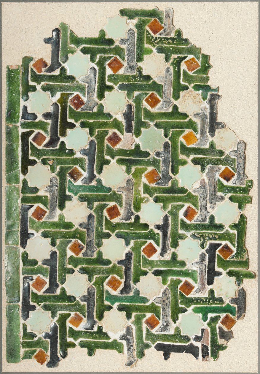Ismeretlen, Spanyolország, 14. század - Mozaik csempe panel (1929293) alkotó: Unbekannt Unbekannt