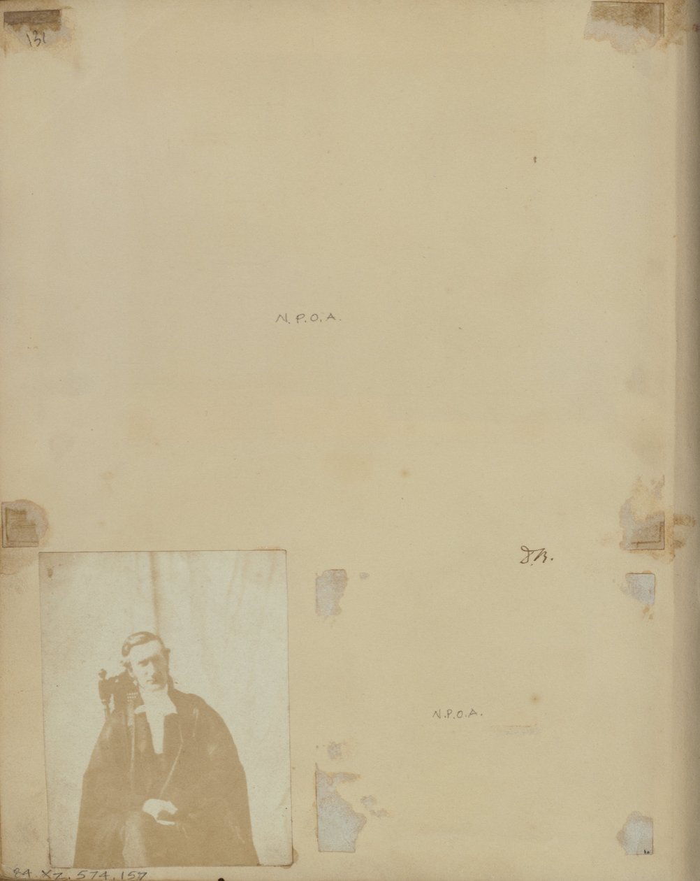 Ismeretlen készítő, brit - Portrait of an Unidentified Man. alkotó: Unbekannt Unbekannt