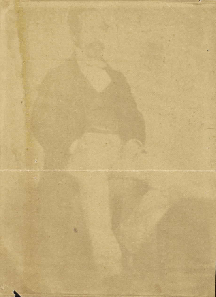 Ismeretlen készítő, brit, aktív India 1843 körül - (Bajuszos ülő férfi portréja) alkotó: Unbekannt Unbekannt