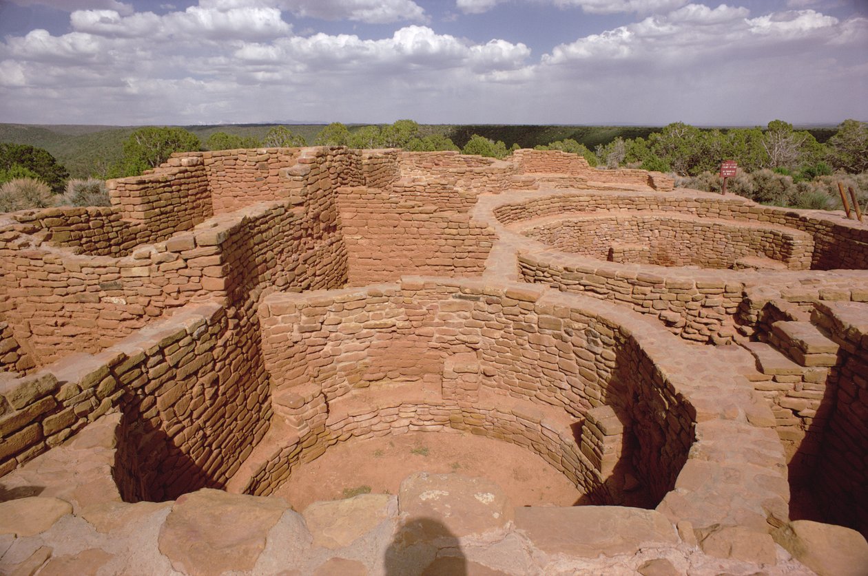 Kilátás a Pueblo Indian Kivasra, 11-14. században épült (lásd még: 229299) alkotó: Unbekannt Unbekannt