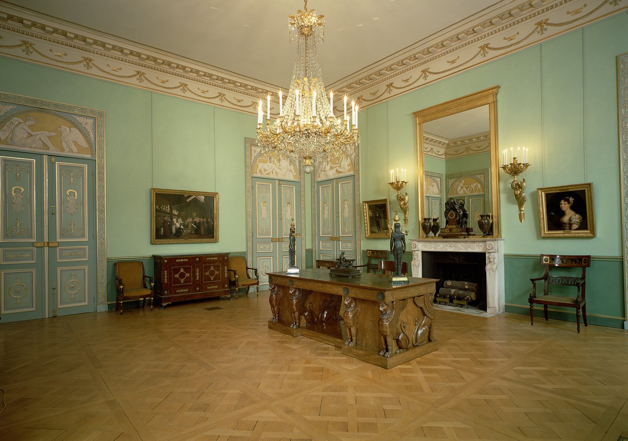 Kilátás a Musee Marmottan Monet szalonjára, Párizs, 18-19. század alkotó: Unbekannt Unbekannt