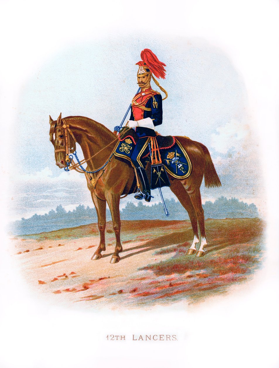 12th Lancers, 1889 alkotó: Unbekannt