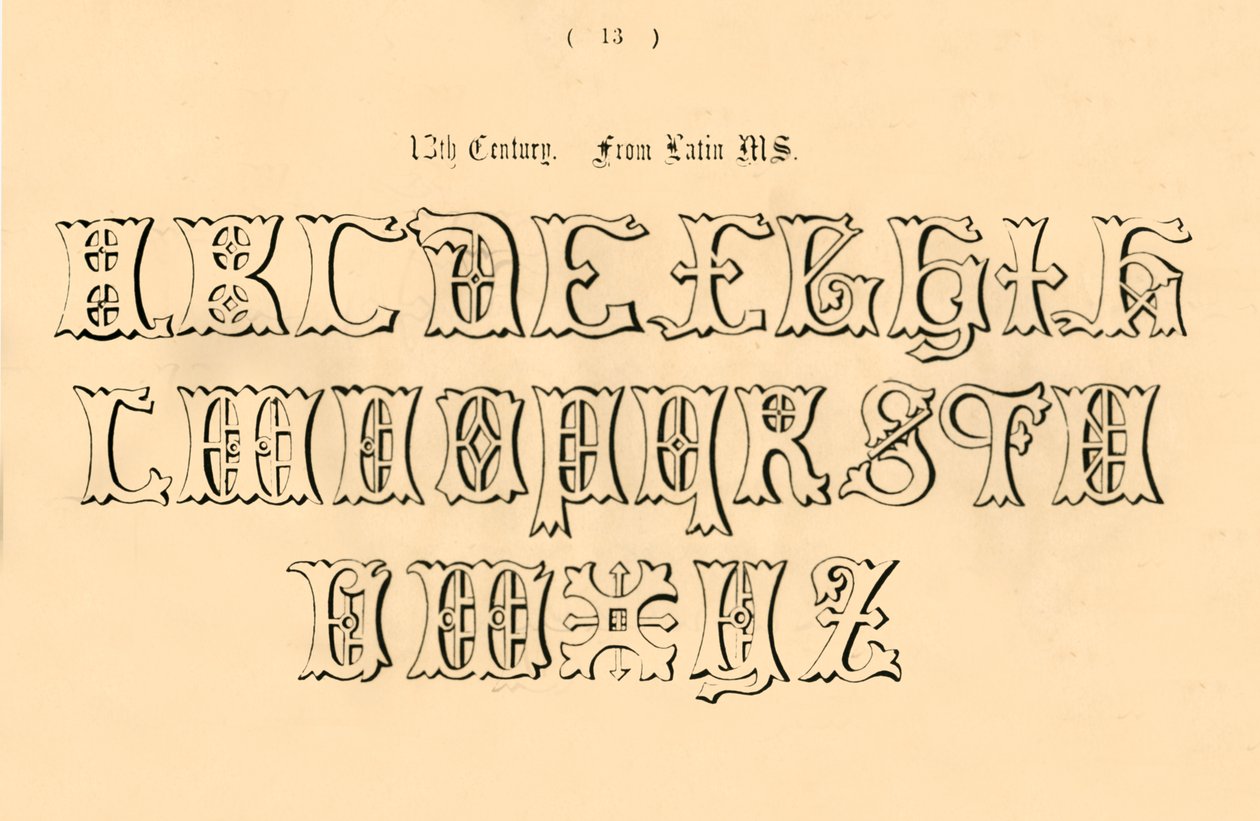 13. Század. A latin MS.-ből, 1862 alkotó: Unbekannt