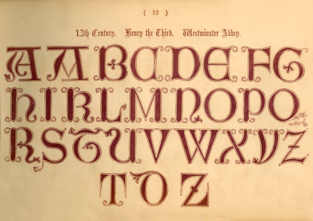 13. Század. Harmadik Henrik. Westminster Abbey, 1862 alkotó: Unbekannt