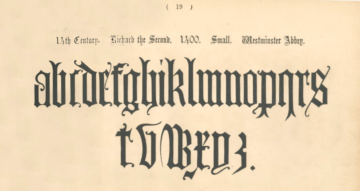 14. Század. Második Richárd. 1400. Kicsi. Westminster Abbey, 1862 alkotó: Unbekannt