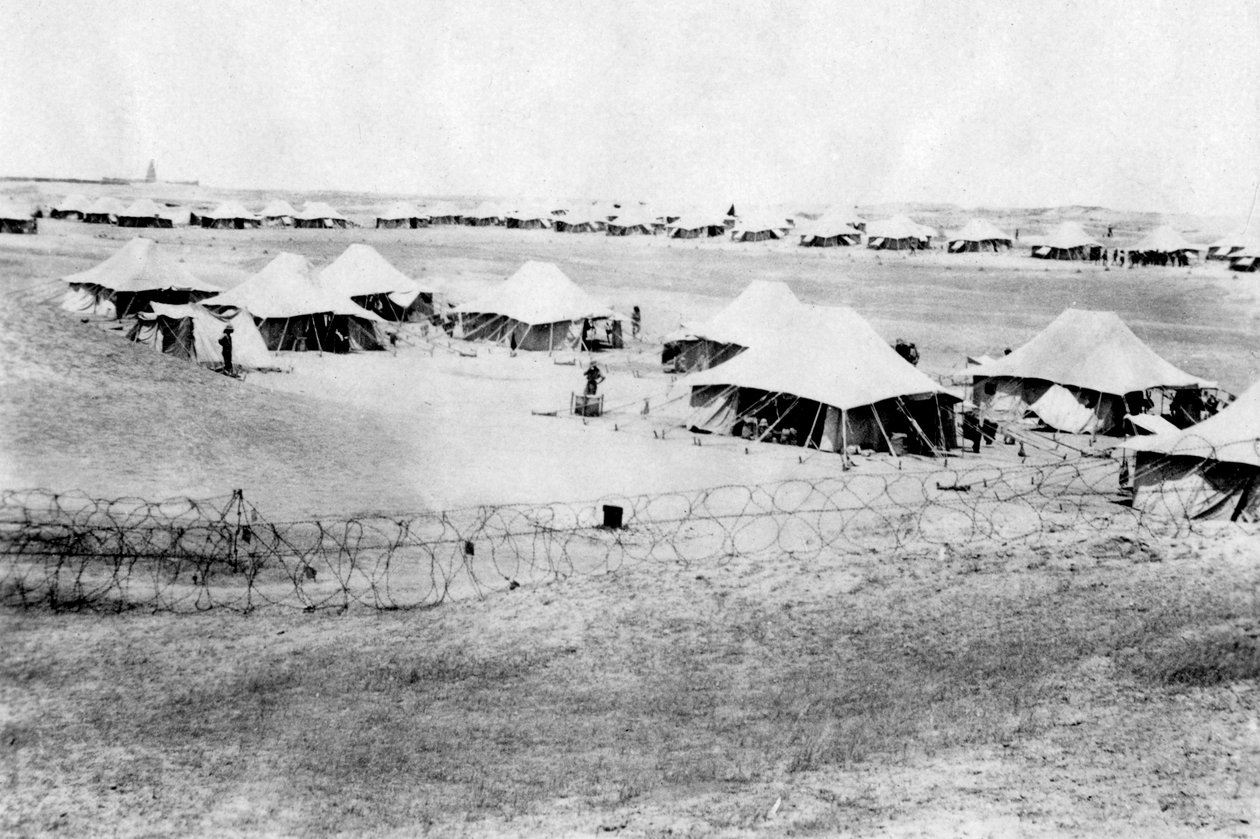 15 RWR zászlóalj tábor, Szamarra, Mezopotámia, 1918 alkotó: Unbekannt