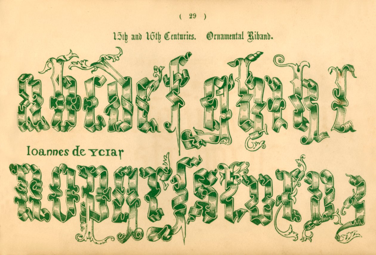 15. és 16. század. Díszszalag, 1862 alkotó: Unbekannt