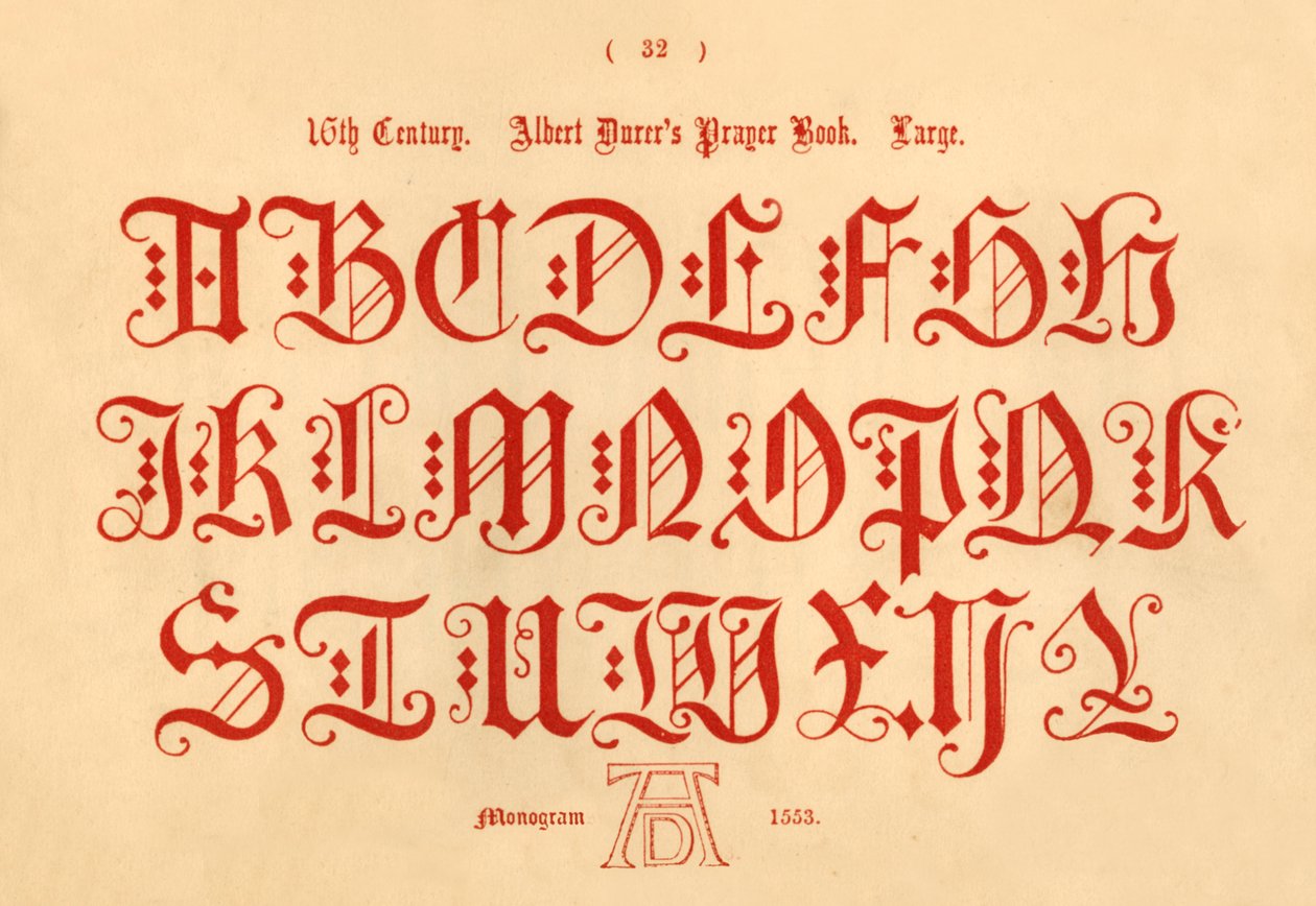 16. század. Albert Durers imakönyv. Nagy, 1862 alkotó: Unbekannt