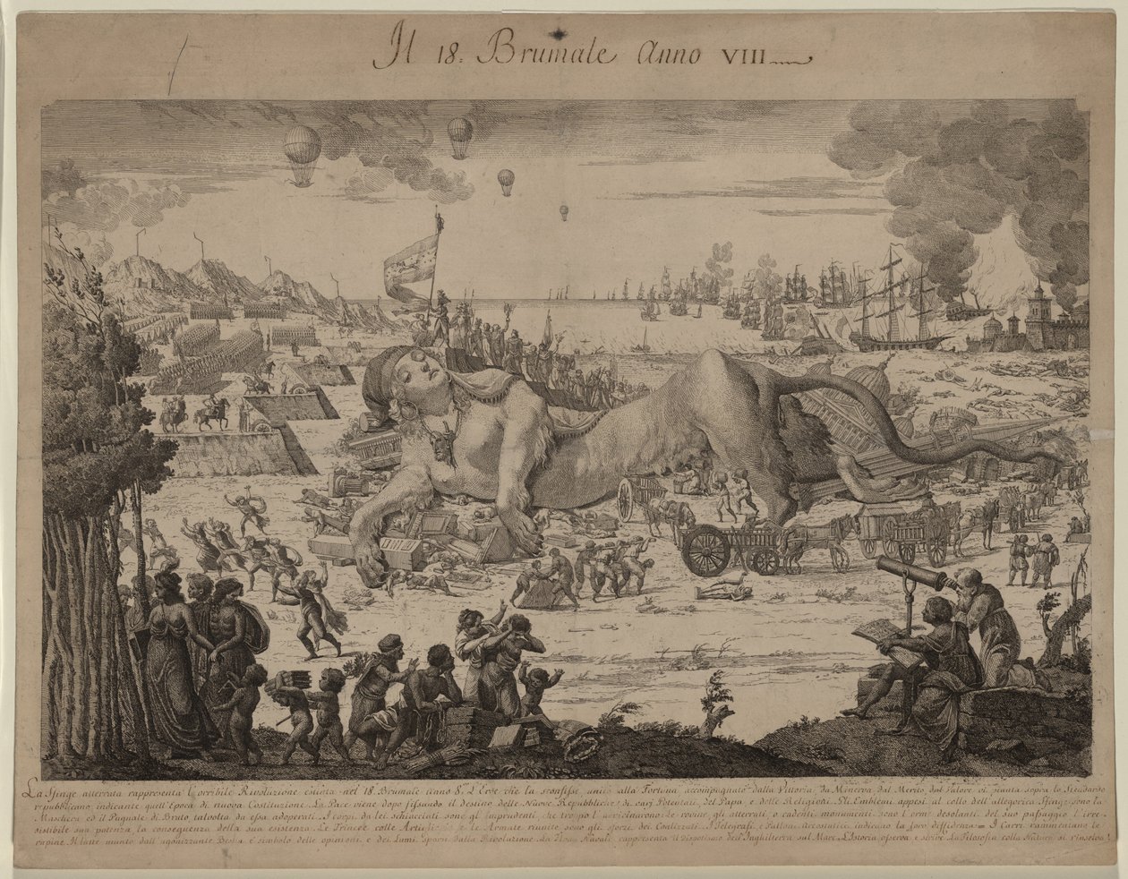 18 Brumaire a VIII. évben 1799. november 9. 1799 alkotó: Unbekannt