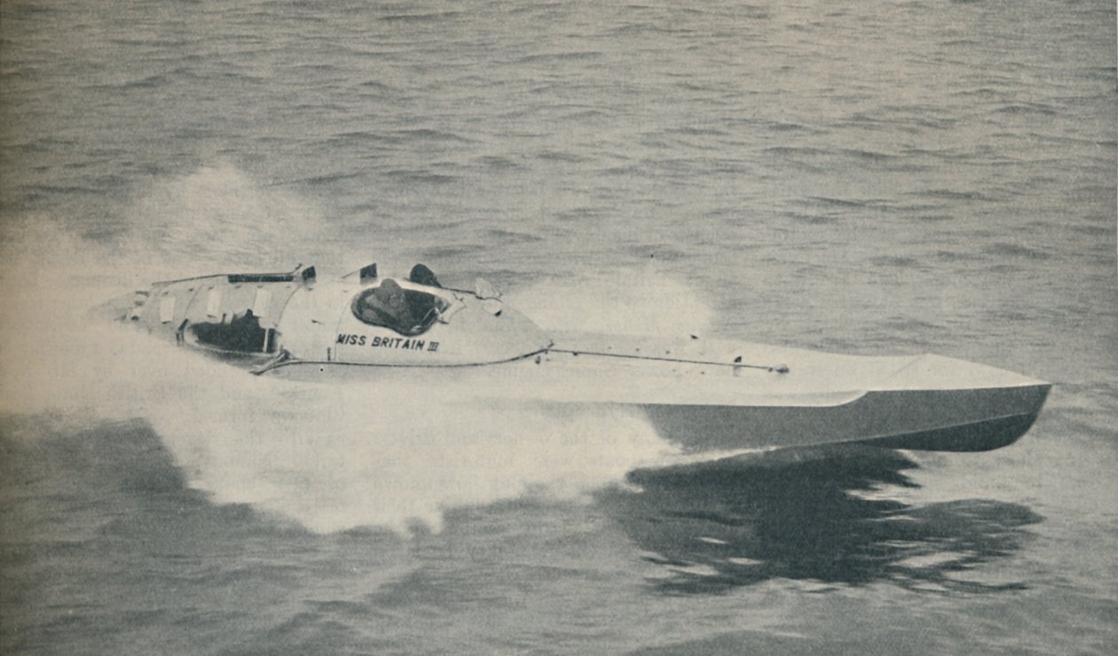 1936, a világ leggyorsabb egymotoros hajója, Miss Britain III, 1936 alkotó: Unbekannt