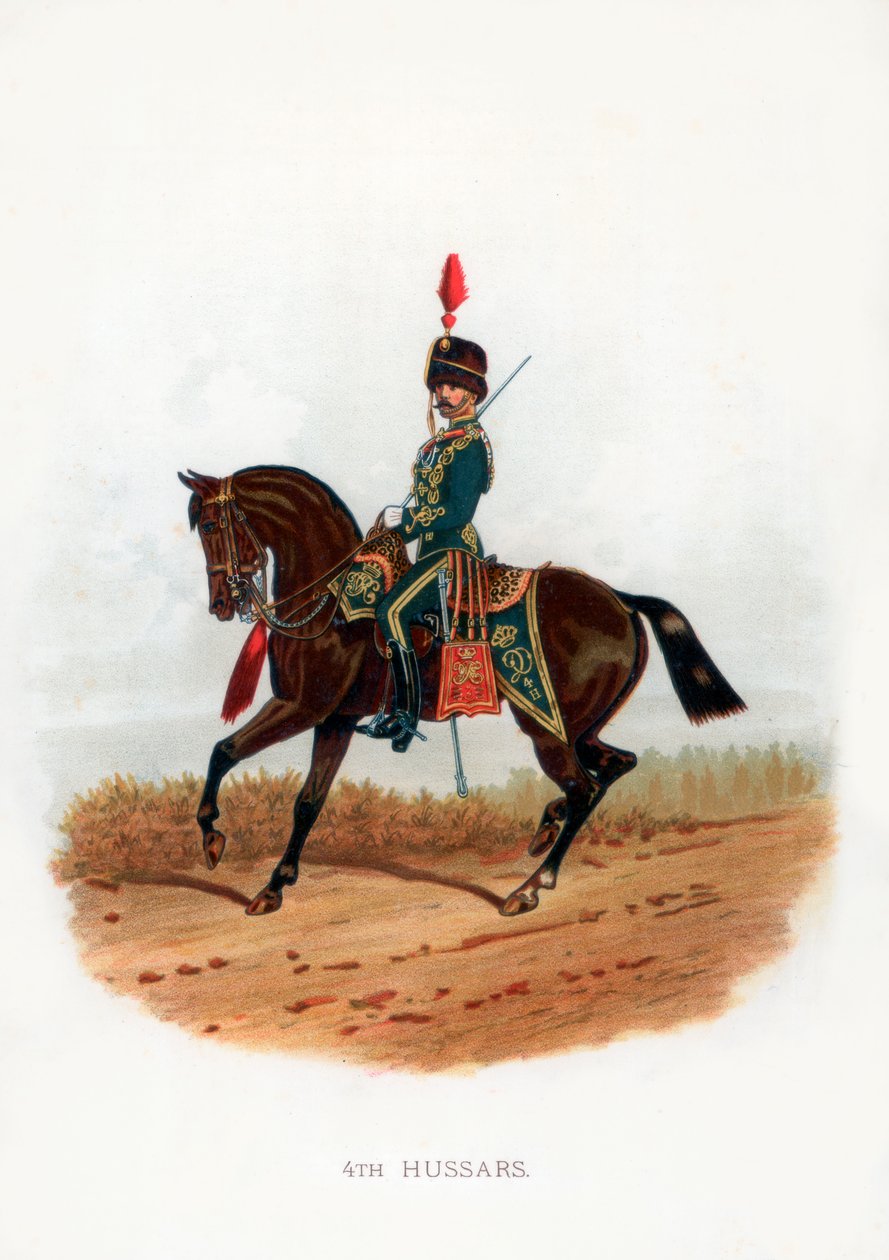 4. huszár, 1889 alkotó: Unbekannt
