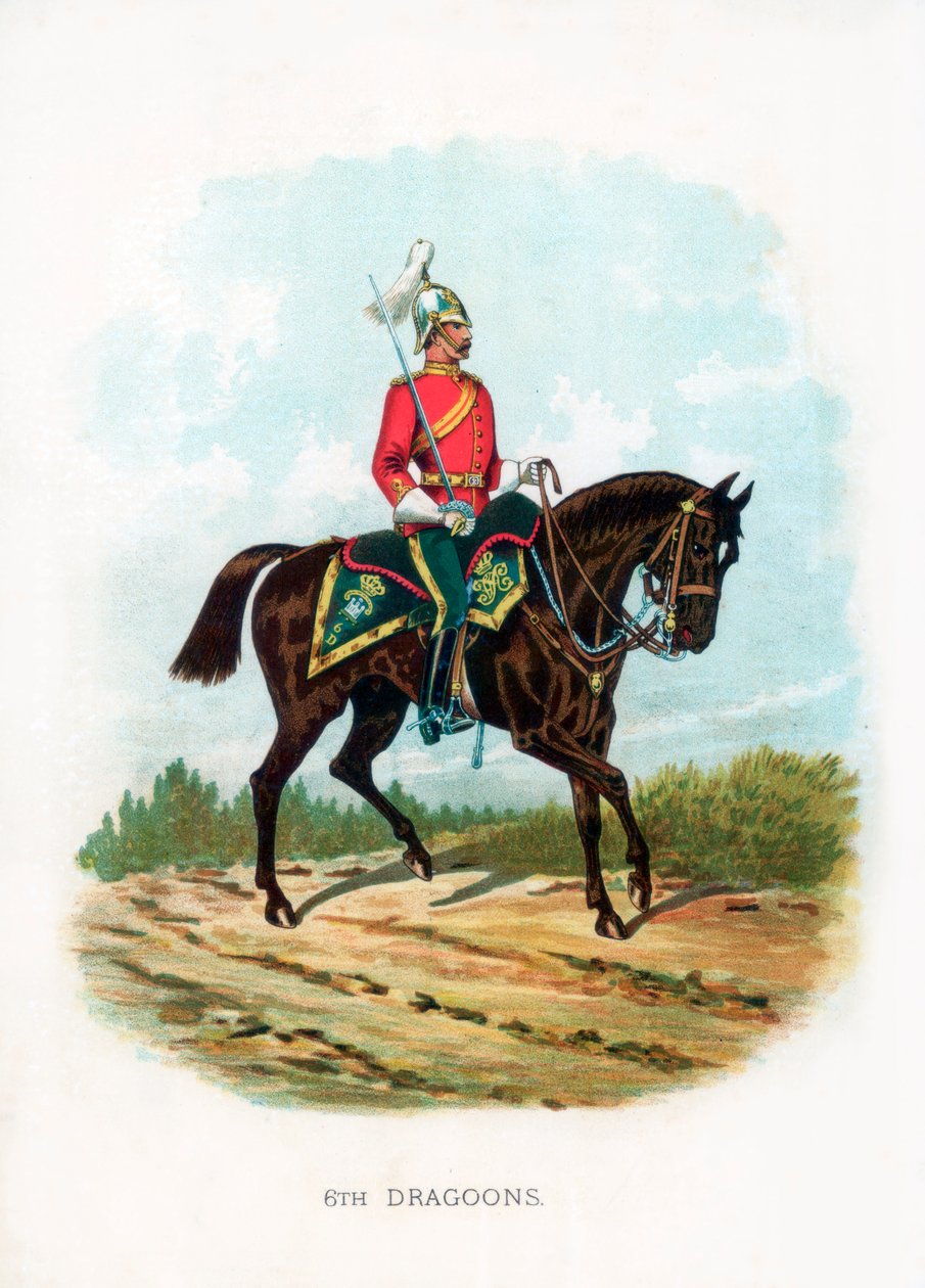 6. dragonyosok, 1889 alkotó: Unbekannt