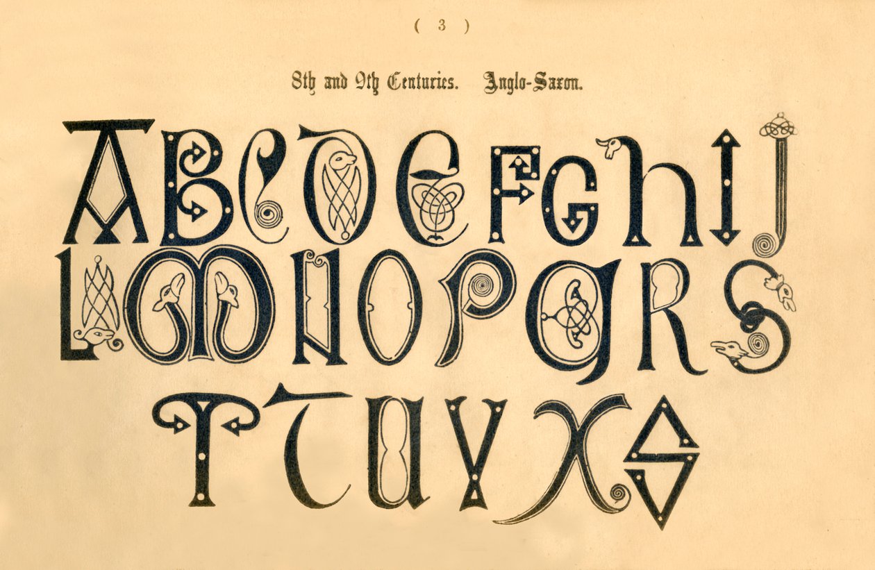 8. és 9. század. Angolszász, 1862 alkotó: Unbekannt