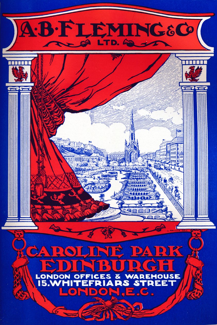 A.B. Fleming & Co. Ltd. hirdetése, 1910 alkotó: Unbekannt