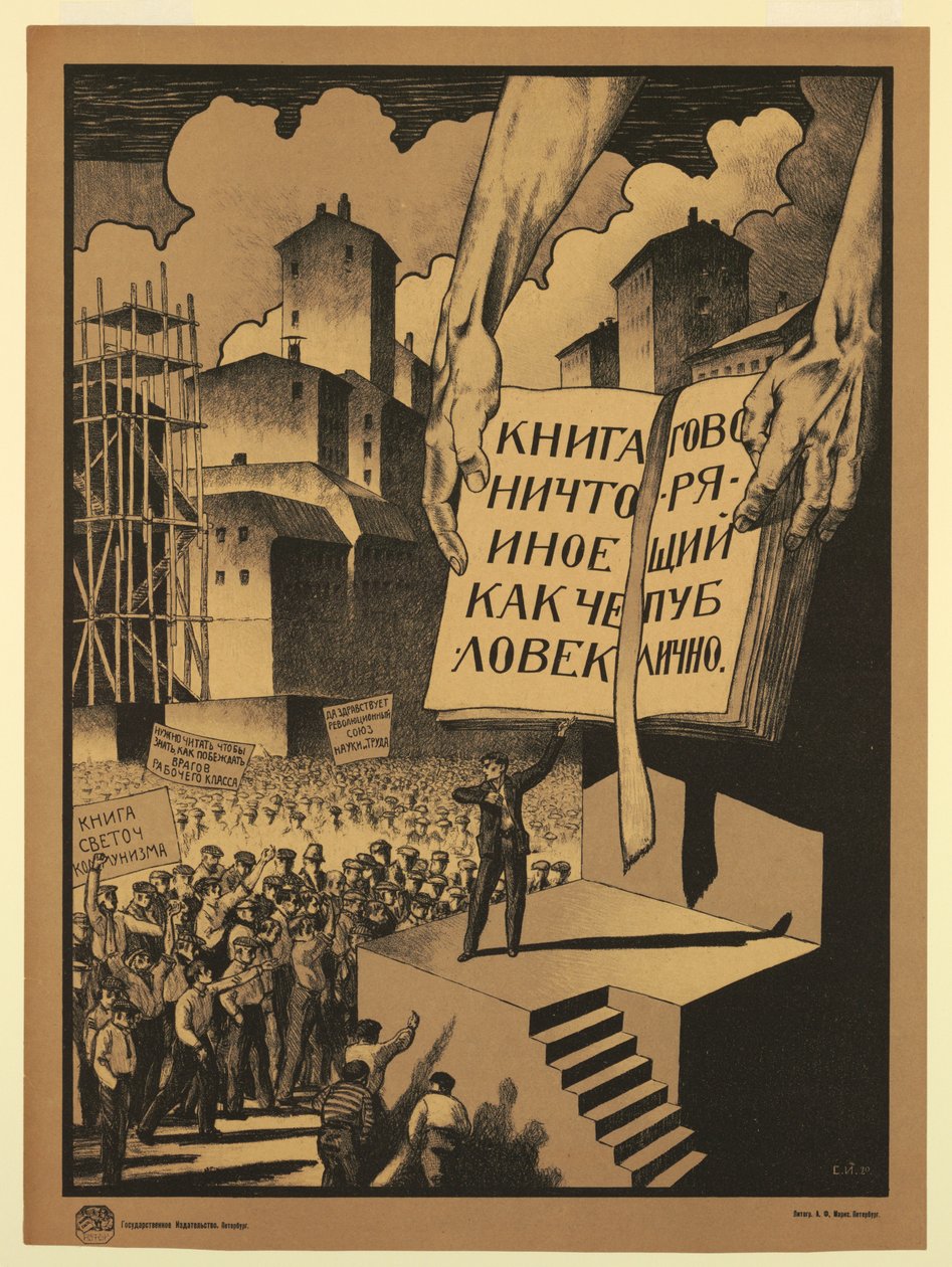 A könyv nem más, mint egy nyilvánosan beszélő személy, 1920 alkotó: Unbekannt