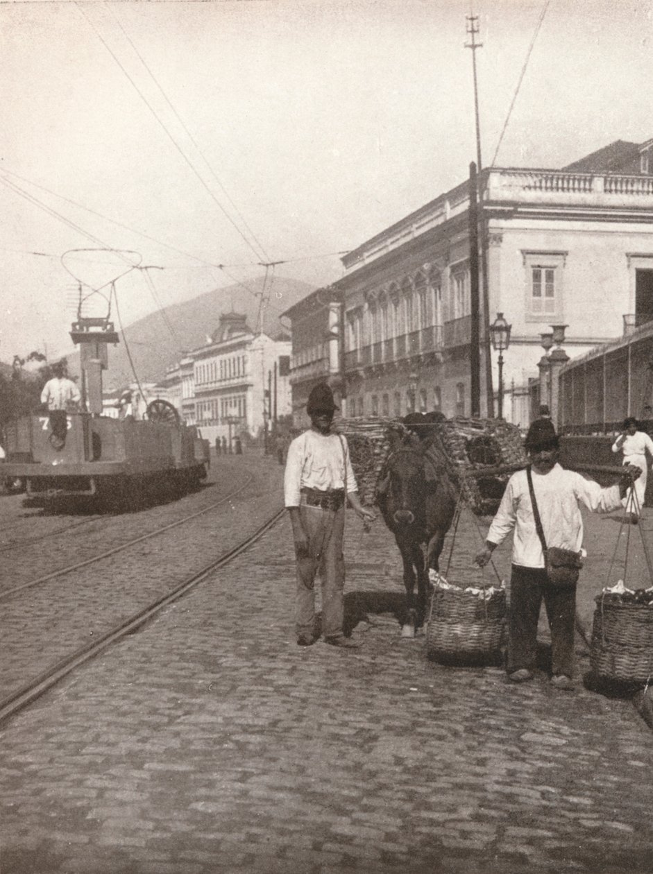 Egy Botafogo utcai jelenet, Rio, 1914 alkotó: Unbekannt
