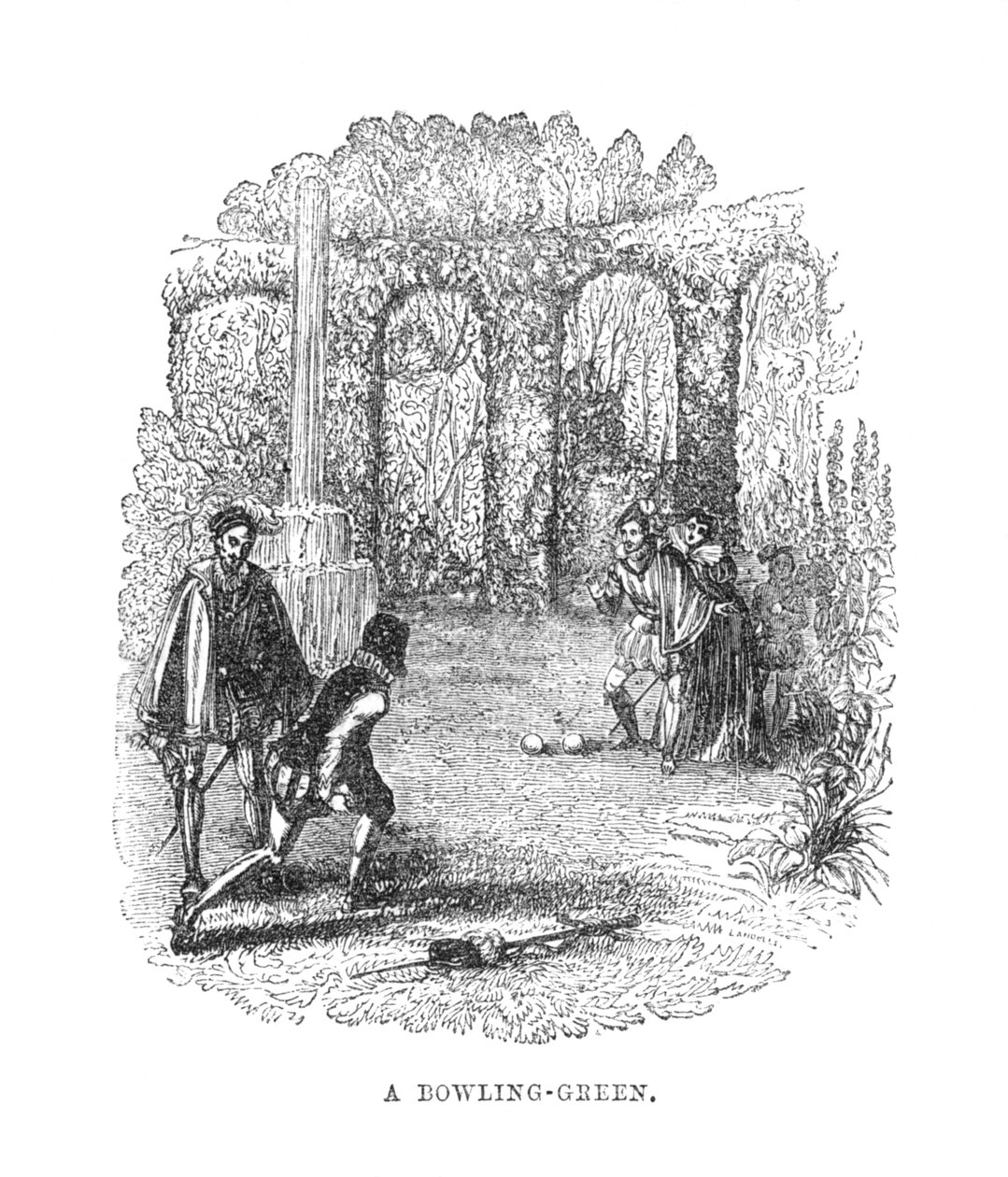 Bowling-Green, 1870 alkotó: Unbekannt