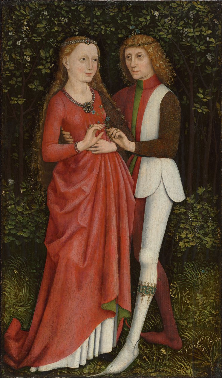 Egy menyasszonyi pár, c. 1470. alkotó: Unbekannt
