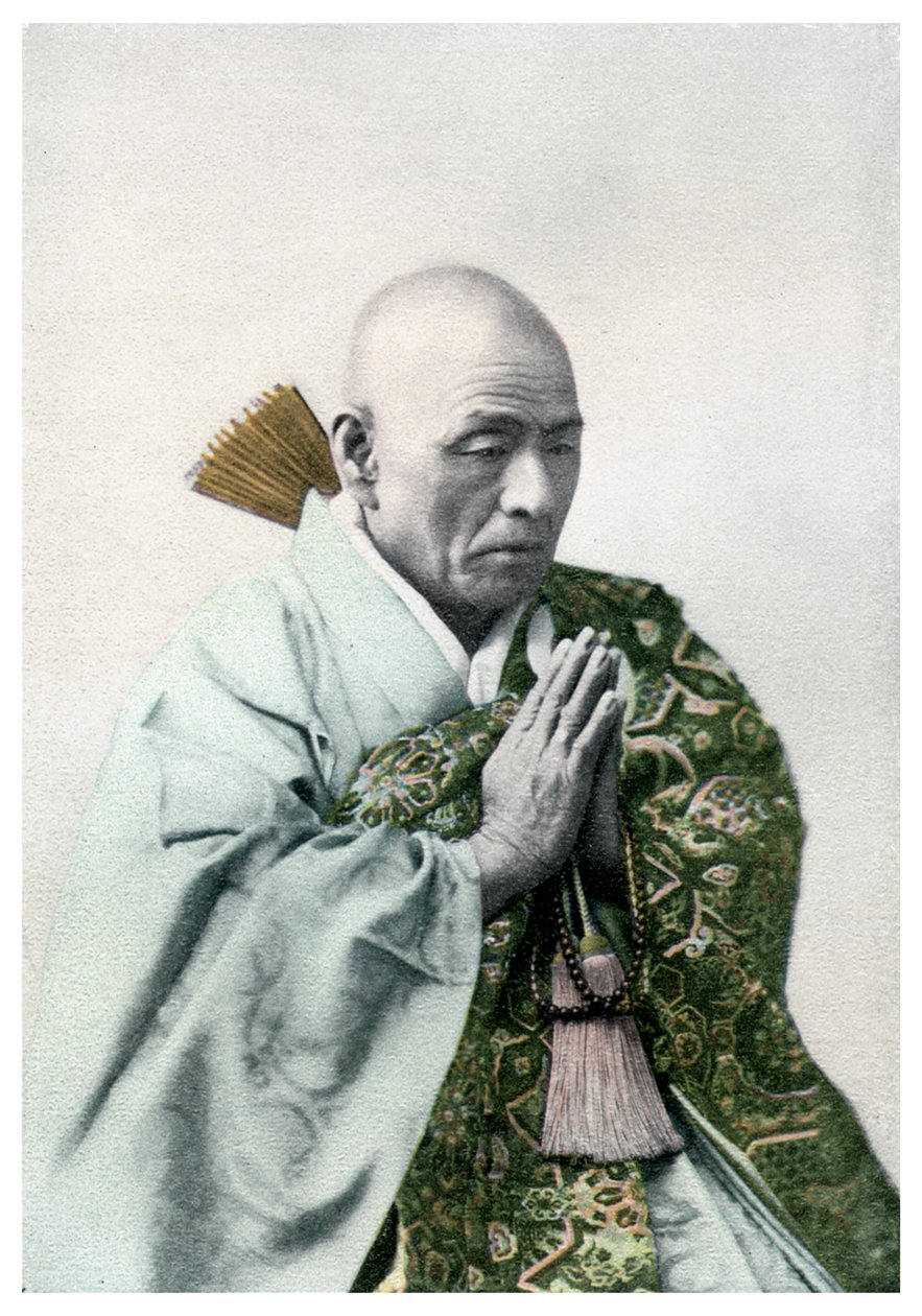 Buddhista pap, 1904 alkotó: Unbekannt