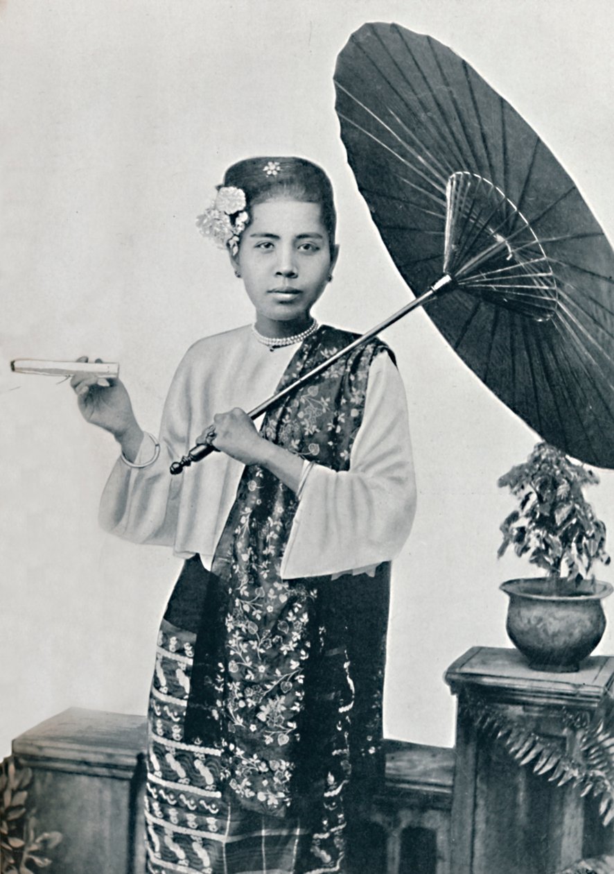Egy burmai hölgy, 1902 alkotó: Unbekannt