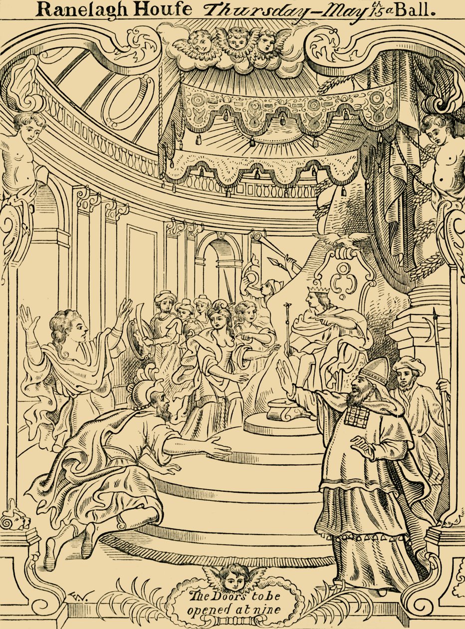 Meghívókártya Ranelaghba, 1876. alkotó: Unbekannt