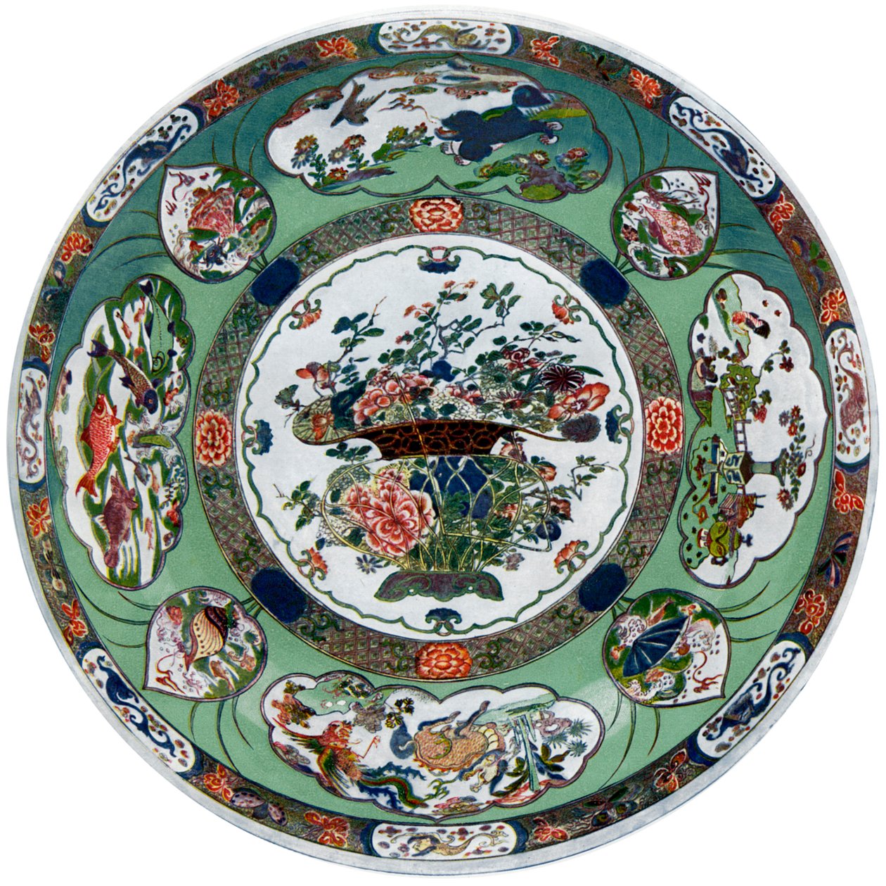 Kínai porcelán edény a Kang-he korszakból, 1903. 17. század alkotó: Unbekannt